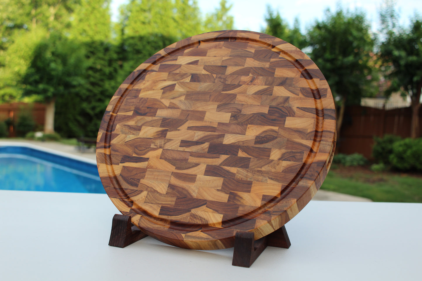Teak Cutting Board - Round