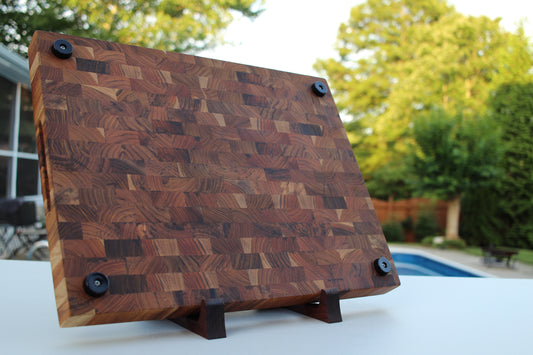 Teak Cutting Board - End Grain