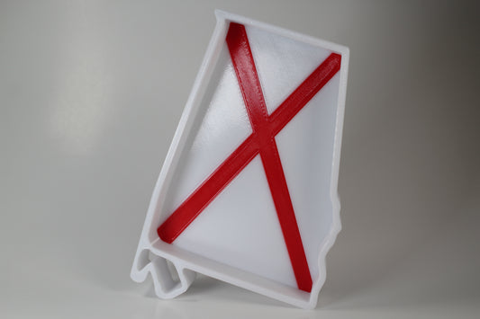 Alabama Flag Catch Tray